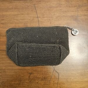 The Sak Women's Essential Hand Crochet Pouch Women’s Brown/Green